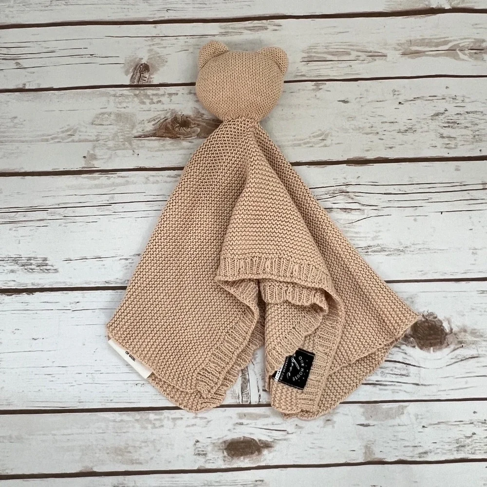 Our House Above NWOT Bear Tan Security Blanket 